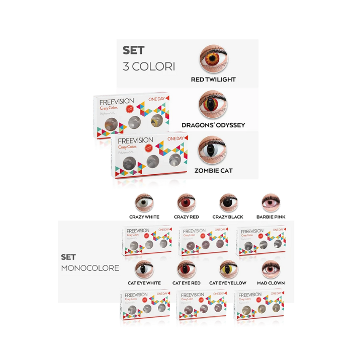 CRAZY LENS - Lenti a contatto morbide giornaliere