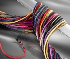 Cordoncino in microfibra realizzato in italia