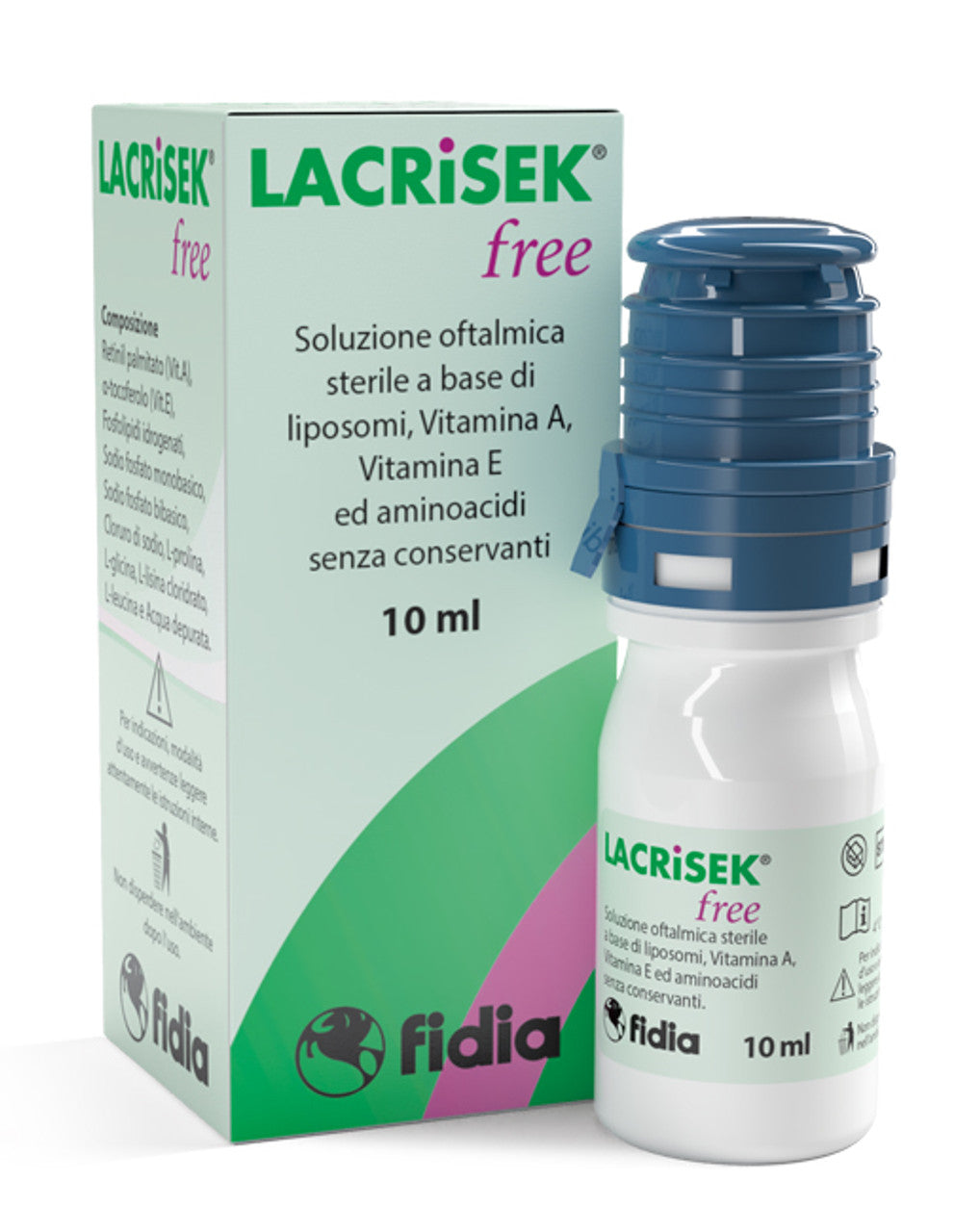 Fidia Farmaceutici - Lacrisek Free Soluzione Oftalmica Confezione 10 Ml