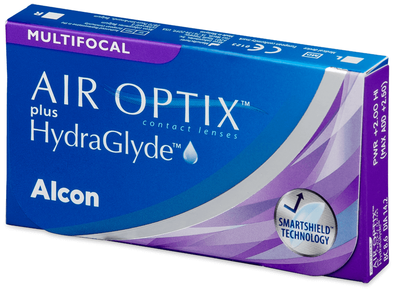 air optix hydraglyde multifocal - lenti a contatto morbide mensili