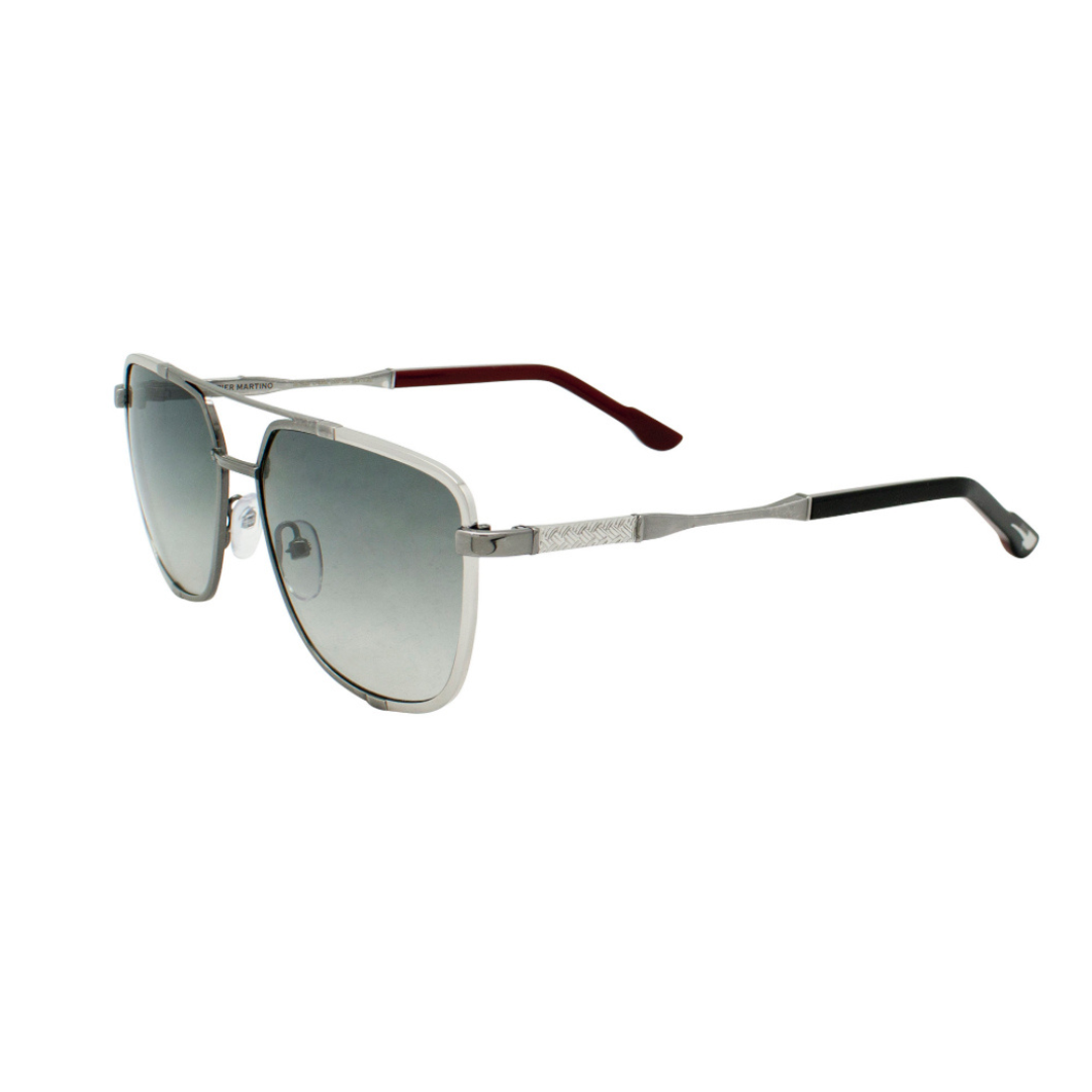 sole 6532
occhiali aviator argento
occhiali da sole lenti grigie
occhiali con aste lavorate
occhiali eleganti unisex
sunglasses smoke lens
estate 2025 occhiali

