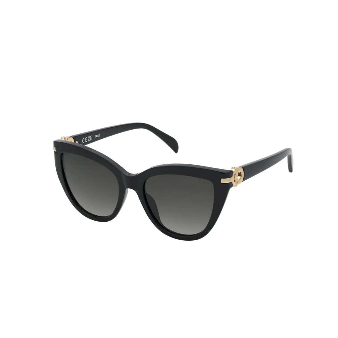 tous ST0021

occhiali cat-eye neri

occhiali donna con lenti grigie

occhiali da sole moda 2025

occhiali eleganti per viso femminile

occhiali fashion cat-eye

sunglasses black gold detail

occhiali da sole tous donna